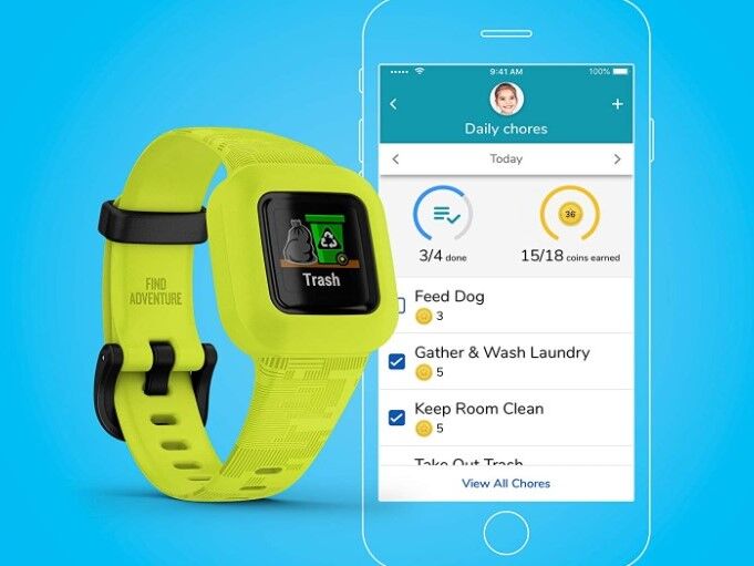 montre enfant garmin vivofit